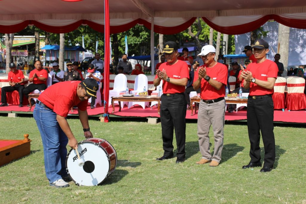 Wakil Bupati Ngawi Buka Acara Lomba Drum Band Antar Pelajar Se – Kabupaten Ngawi