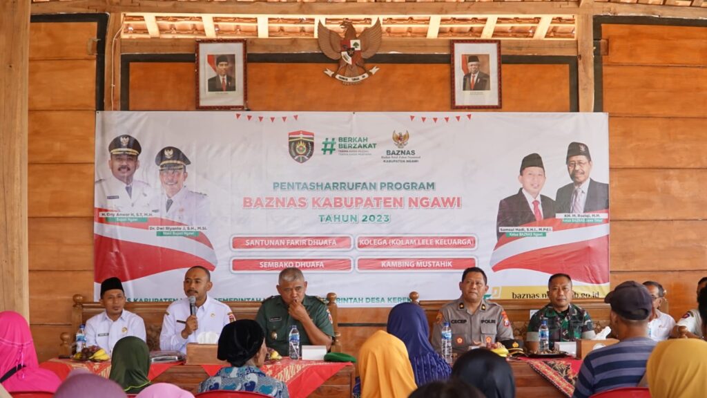 Pentasharrufan program Baznas Kabupaten Ngawi tahun 2023