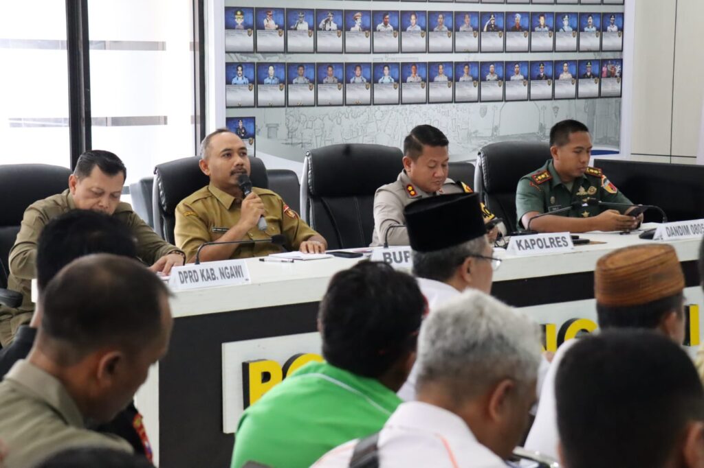 Rapat Koordinasi Operasi Ketupat Semeru 2024 Di Polres Ngawi