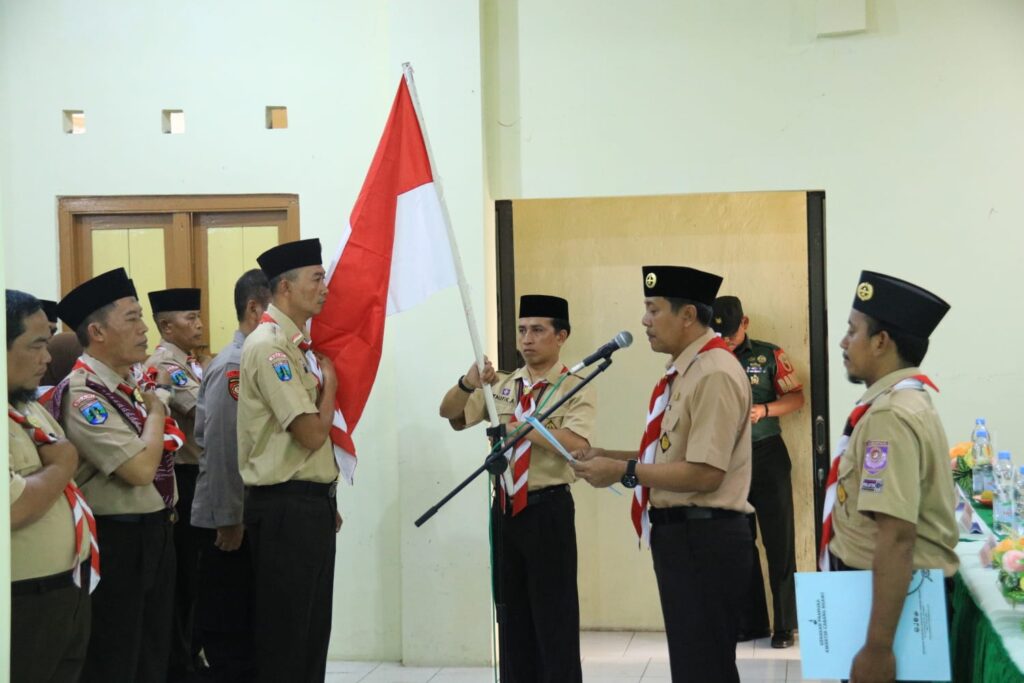 Pelantikan majelis pembimbing, pengurus dan lembaga pemeriksaan keuangan Gerakan Pramuka Kwartir Ranting Ngrambe