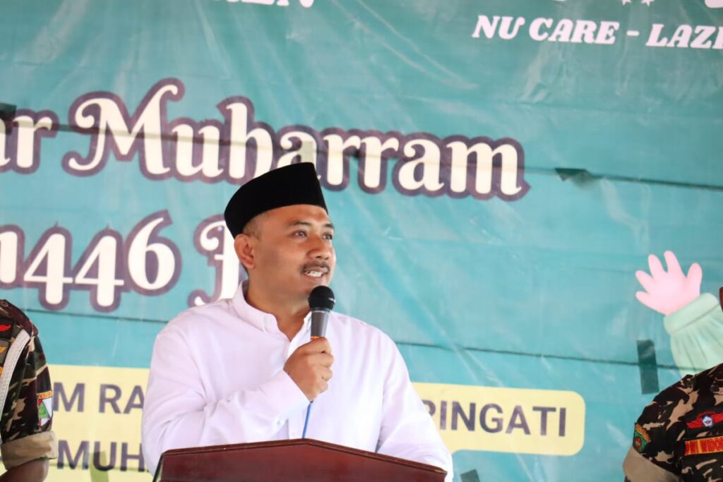 Gebyar Muharram 1446 H Lazis NU MWC NU Widodaren Kantor desa Sekar Putih Kecamatan Widodaren