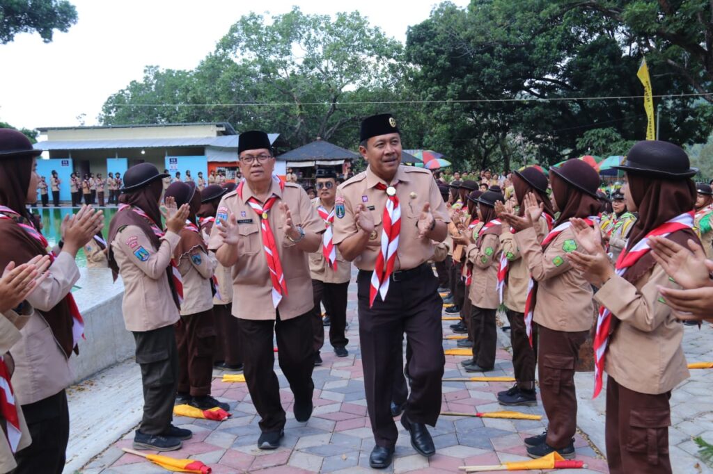 Upacara Pembukaan Perkemahan Saka Bakti Husada Kwarcab Ngawi