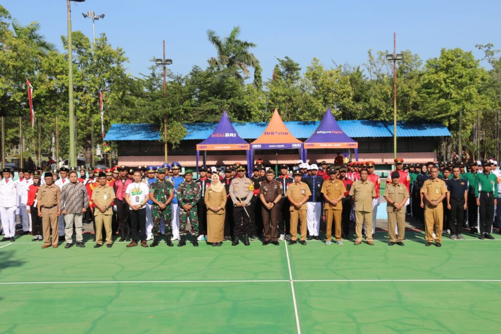 Lomba Peraturan Baris Berbaris (PBB) tingkat SLTP/SLTA Piala Panglima TNI dalam rangka Hut TNI Ke-79