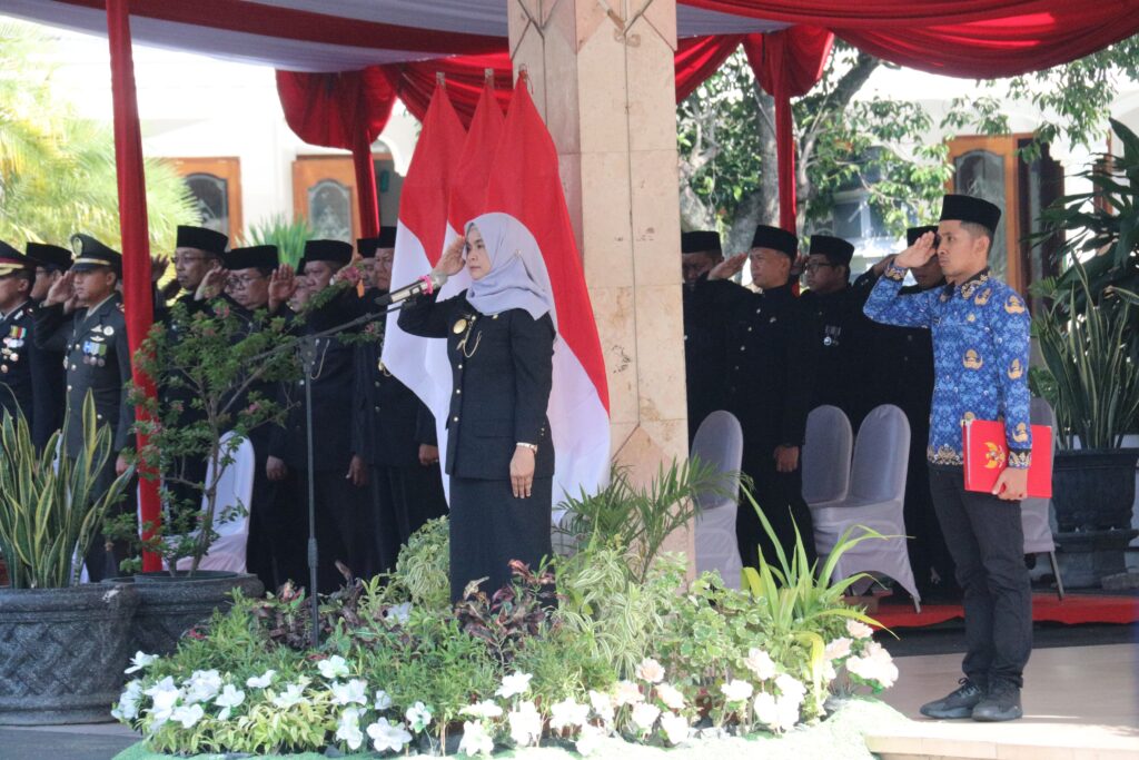 Upacara HUT Provinsi Jawatimur