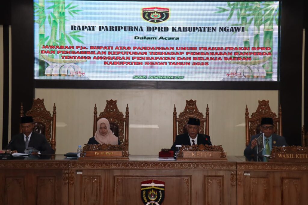 Rapat Paripurna DPRD Kabupaten Ngawi